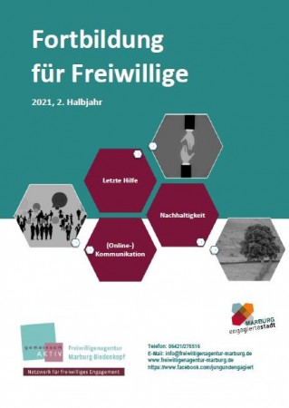 Freiwilligen-Agentur Marburg-Biedenkopf: Neues Fortbildungsprogramm für Freiwillige 2021/02