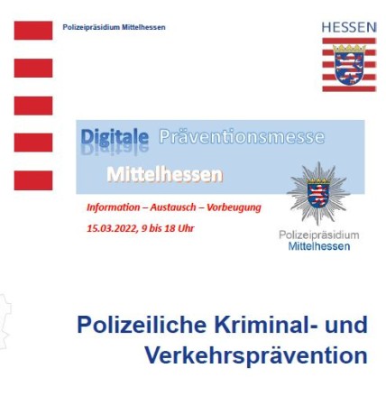 Online-Veranstaltung am 15.03.2022: Polizeiliche Kriminal- und Verkehrsprävention