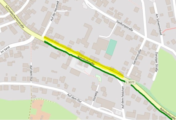 Bild: Straßenplan