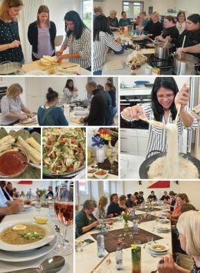 Interkultureller Kochabend des Familien- und Beratungszentrums Rauschenberg