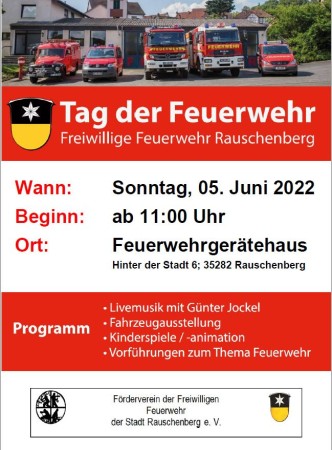 Tag der Feuerwehr in Rauschenberg am 5. Juni 2022