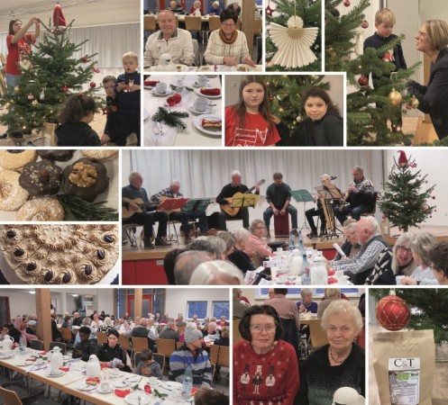 Weihnachtsfeier im Scheunencafé