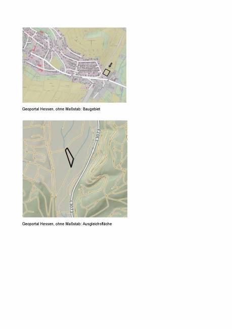 Amtliche Bekanntmachung - Änderung des Flächennutzungsplanes, Teilplan Rauschenberg, im Bereich „Bei der Siechkirche“, Aufstellung des Bebauungsplanes Nr. 15 „Bei der Siechkirche II“